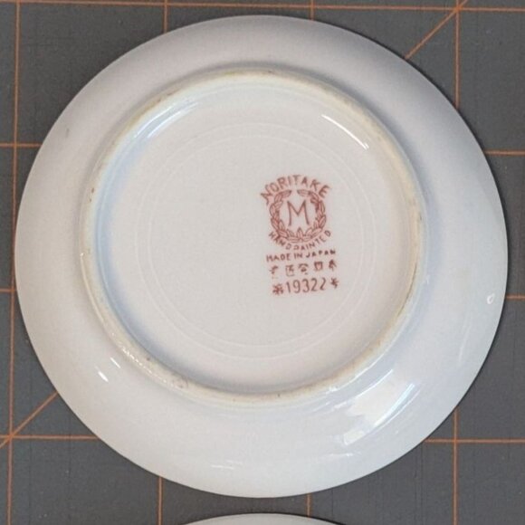 Noritake Azalea Butter Pat Plates Coupe 3 1/4" Porcelain - Picture 2 of 13